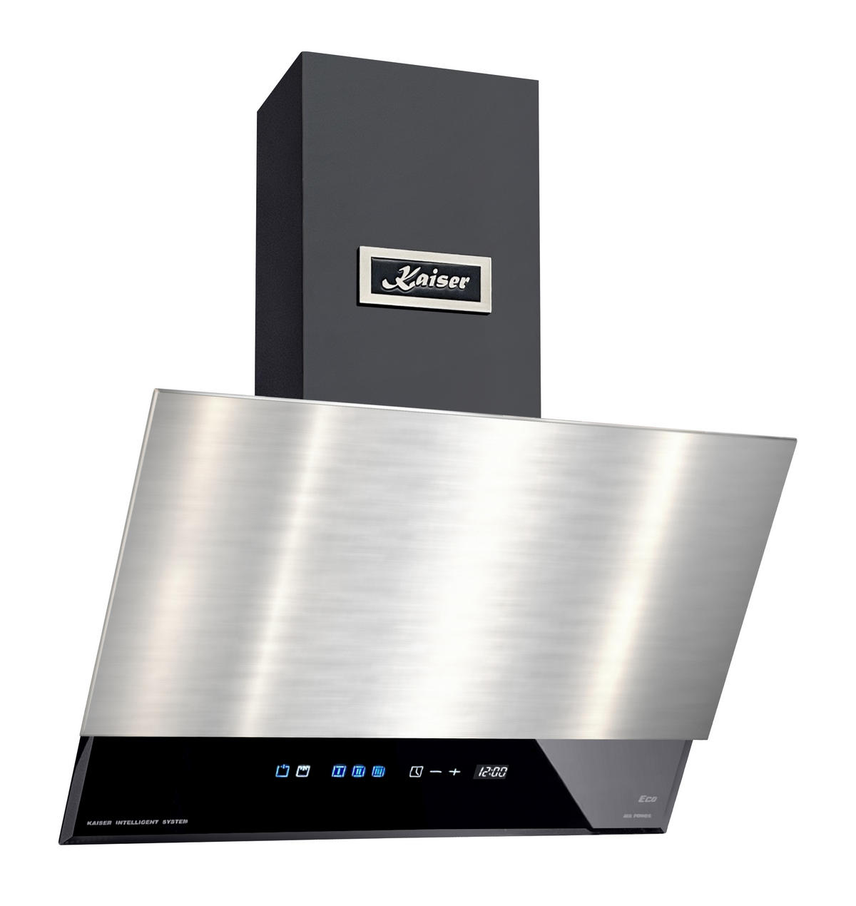 DUNSTABZUGSHAUBE AT 6410 FR Eco 60 cm Edelstahl - Silberfarben, Glas/Metall (60/77/37.5cm) - Kaiser Küchengeräte