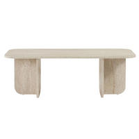 COUCHTISCH akira beige - Beige, Holz (120/60/41cm) - Habitat Garten