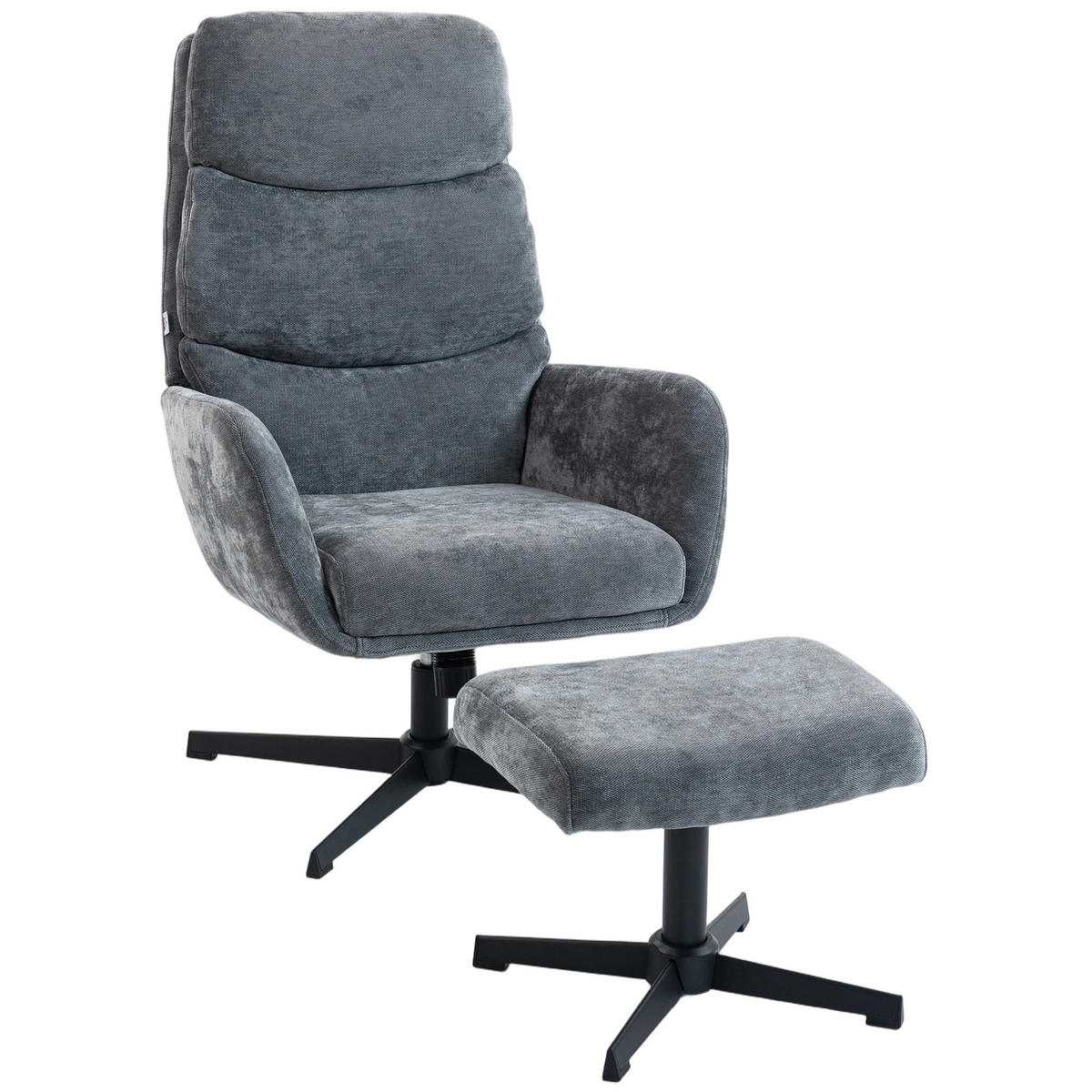 SESSEL Grau 75.0/66.0/99.0cm - Grau, Textil (66/99/75cm)