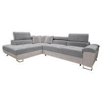 ECKSOFA Cotere Premium, Seite: Links - Hellgrau, Holz/Textil (270/202cm) - MIRJAN24