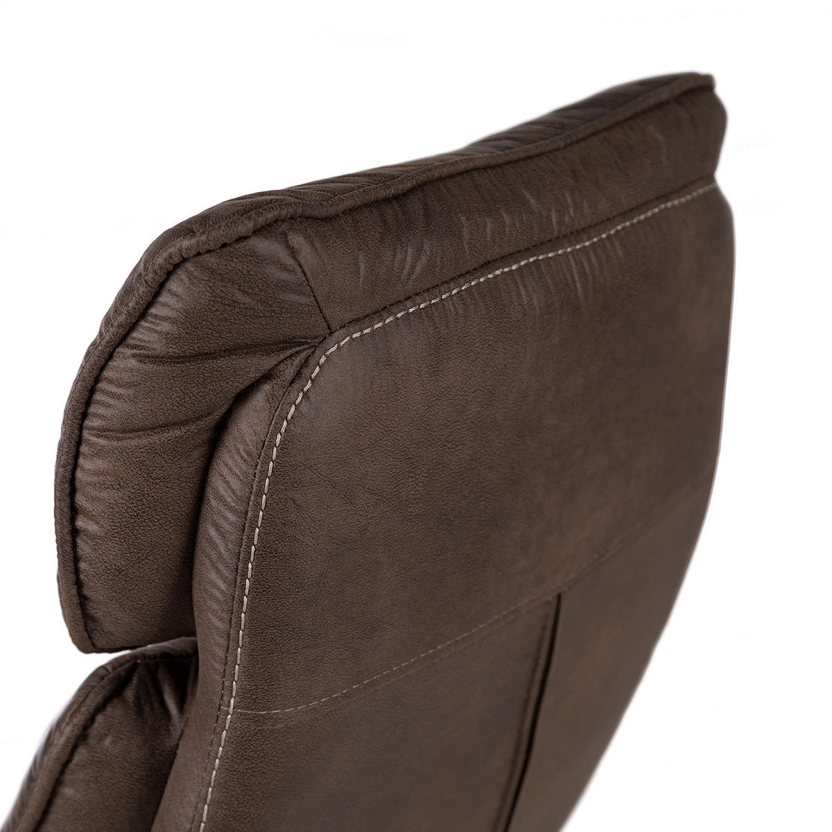BÜROSTUHL - Microfaser / Nylon - Braun / Schwarz - Braun, Kunststoff/Textil (71/115/84cm) - home24