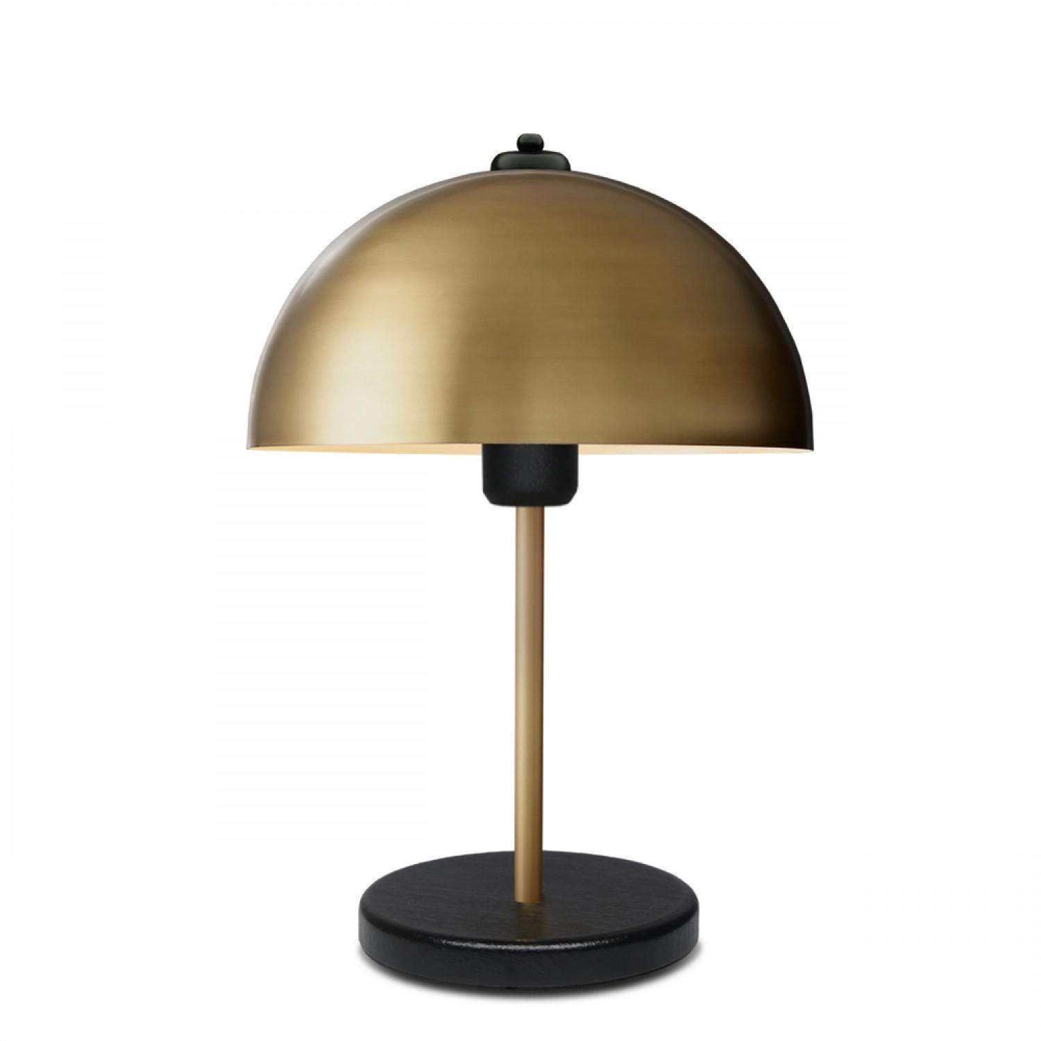 TISCHLAMPE paule farbe Weiß 40w pilzförmige - Weiß, Metall (39/38/23cm) - Concept Usine