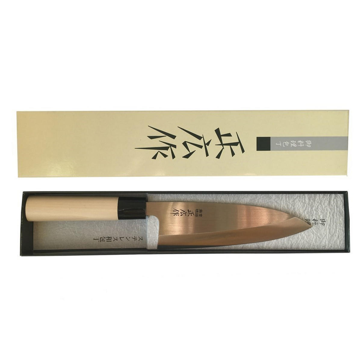 FISCHFILETIERMESSER Silber 31/5.2/31 cm 10006 - Silberfarben, Holz (31cm) - Masahiro 