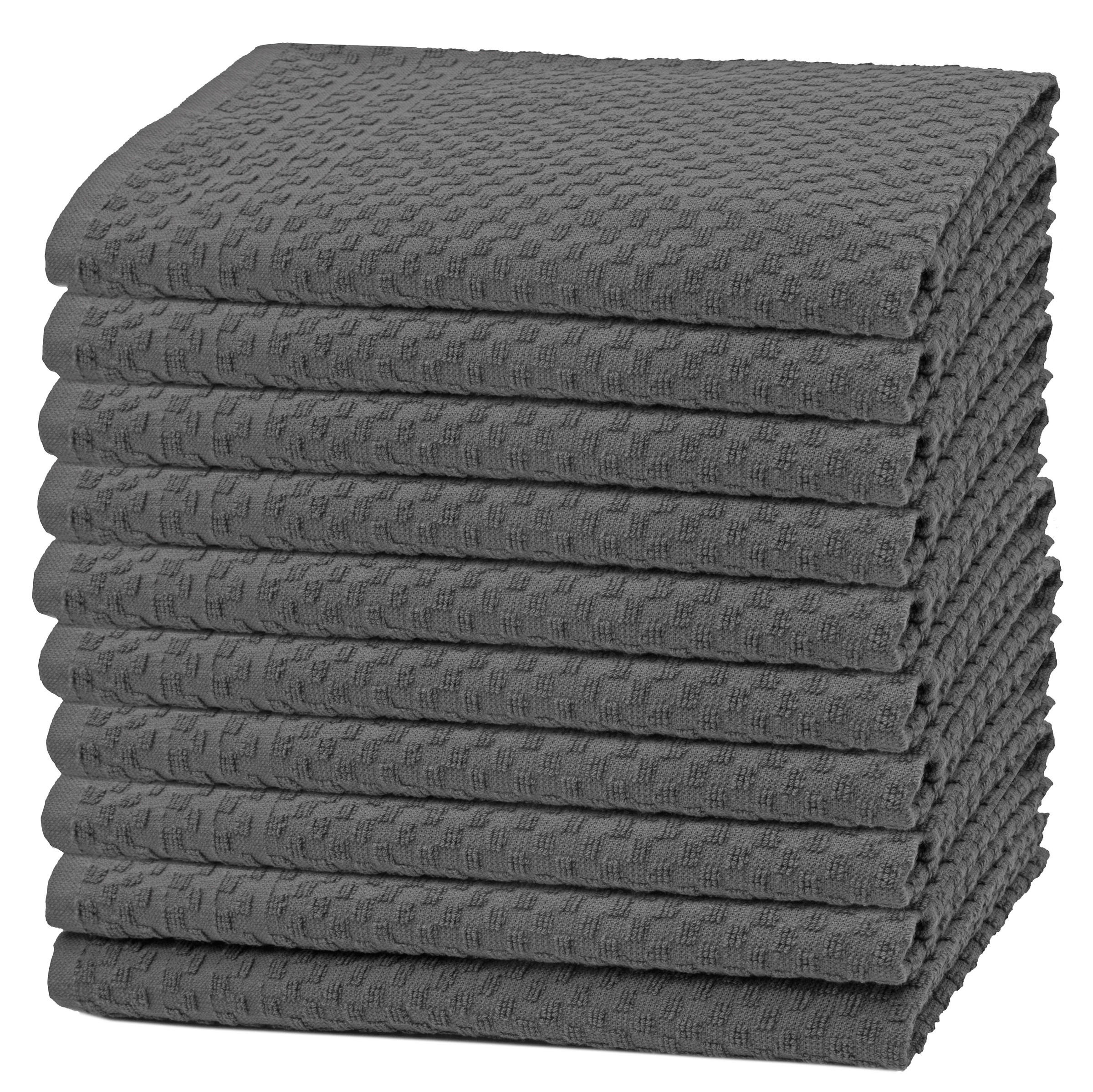 GESCHIRRTÜCHER, 10er-Set, 45x60 cm, 100% Baumwolle, Braun - Taupe, Textil (45/60cm) - Zollner