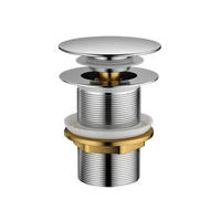 WASCHBECKEN-ABLAUFSTOPFEN – Silber – Edelstahl - Silberfarben, Metall (10/7/7cm)