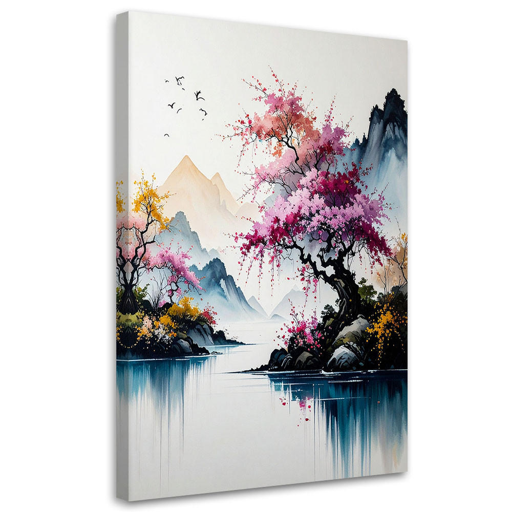 Feeby Leinwandbild, Mehrfarbig 40x60 cm
