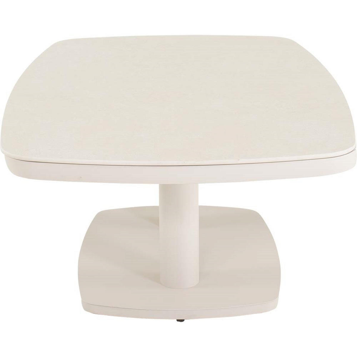 GARTENTISCH Geneva - Beige - 135/83/ cm - Beige, Metall (83/135cm) - Lesli Living