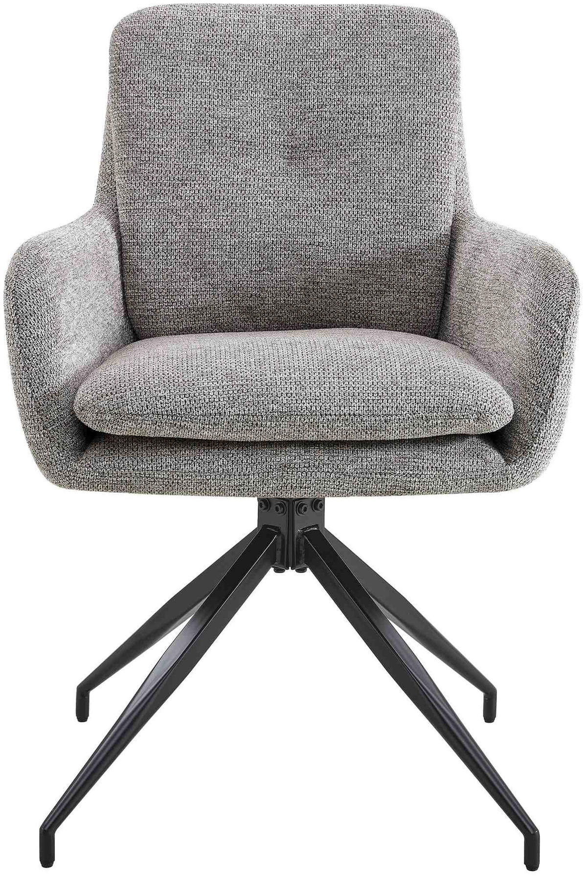 ESSZIMMERSTUHL Pickett 85x58x63 cm taupe - Taupe, Textil (58/85/63cm) - furnicato