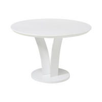 ESSTISCH - 4 Personen - Holz, Platte - Weiß - VIALETA - Weiß, Holz (120/120/75cm) - Vente-Unique