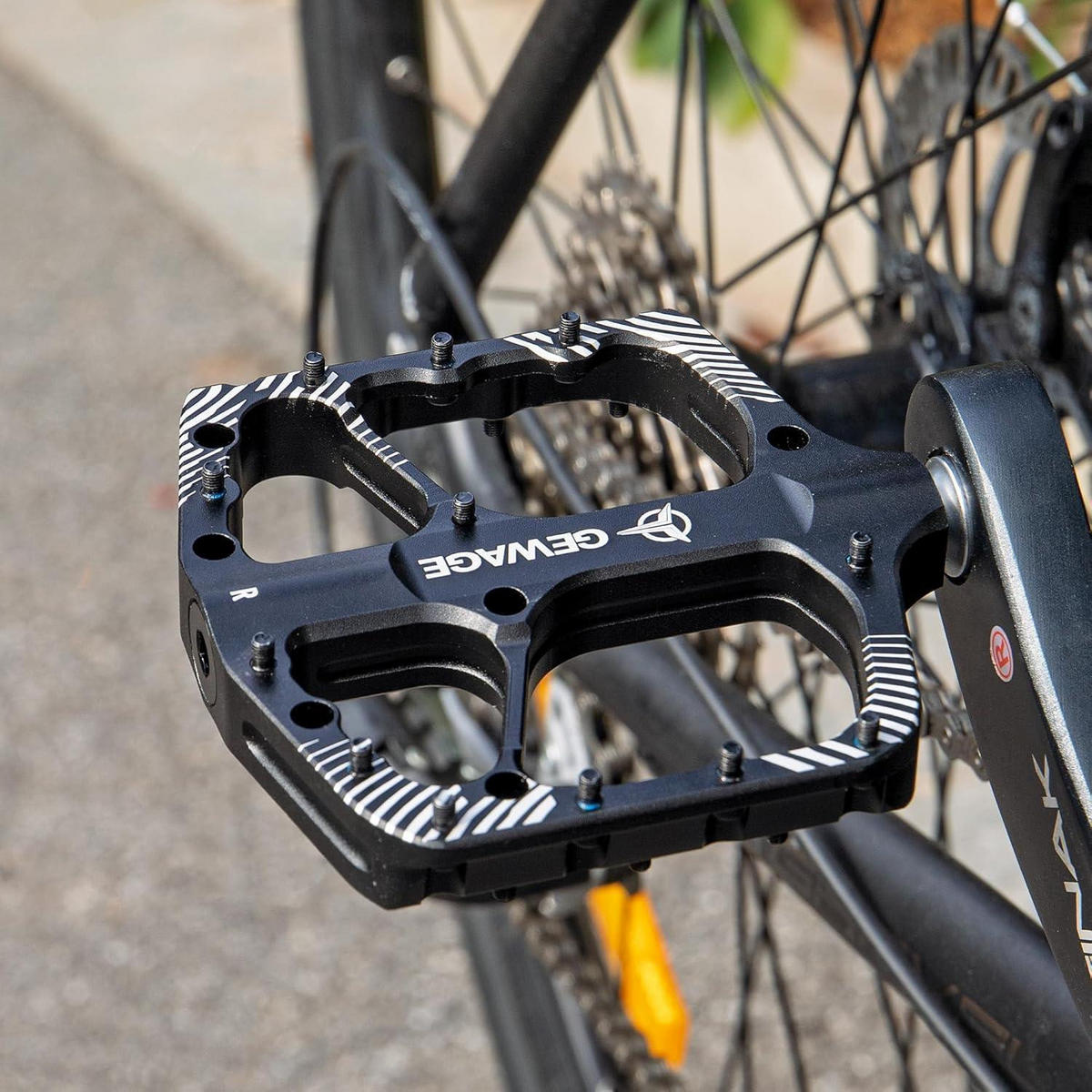 FAHRRADPEDALE Set Aluminium Schwarz - Schwarz, Metall (11/1.5/11.5cm)