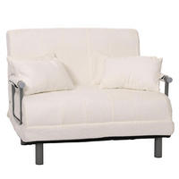 SCHLAFSESSEL Cremeweiß - Weiß, Textil (105/80/190cm) - MCW