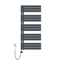 HEIZKÖRPER Elektrisch WLAN Thermostat Anthrazit 132/60 cm - Anthrazit, Metall (60/132/5.9cm) - EMKE