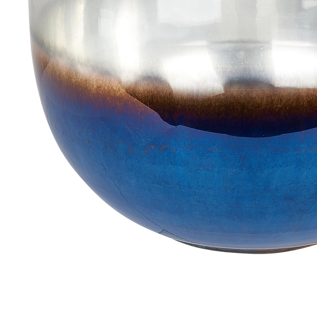 BLUMENVASE Glas bunt Razala - Multicolor, Glas (34cm) - Beliani