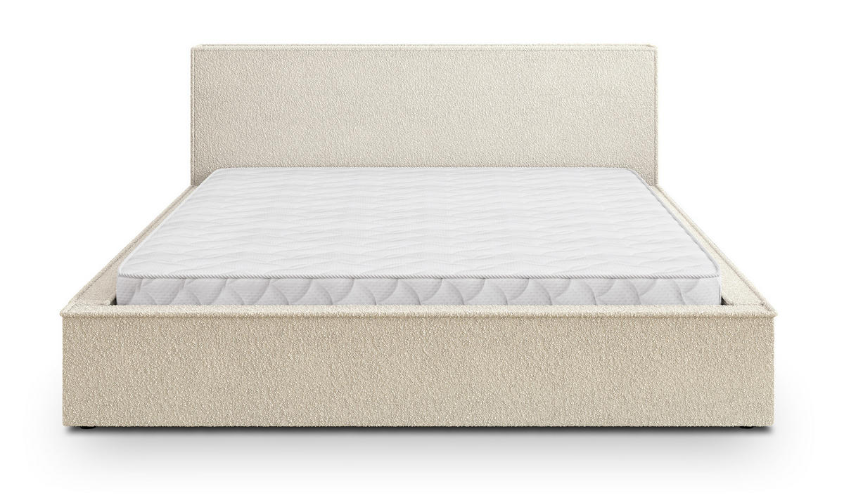 ČALOUNĚNÁ Postel CELORA 180x200 cm Krémová - krémová, kompozitní dřevo/textil (180/200cm) - MASSENO