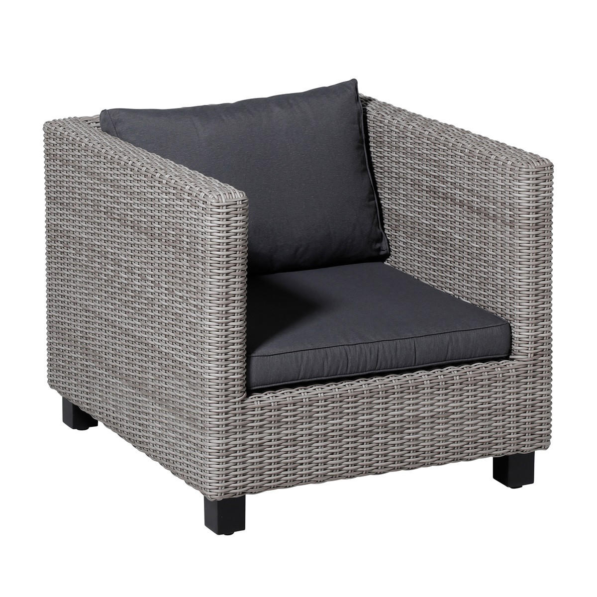 SITZKISSEN Panama 60/60 cm 2er-Set - Grau, Textil (60/8/60cm) - Madison