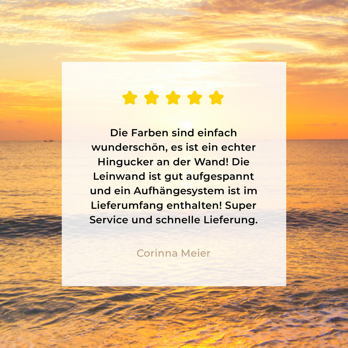LEINWANDBILD Strand - Sonnenuntergang - Meer 60x80 cm - Gelb, Textil (60/80cm) - MuchoWow
