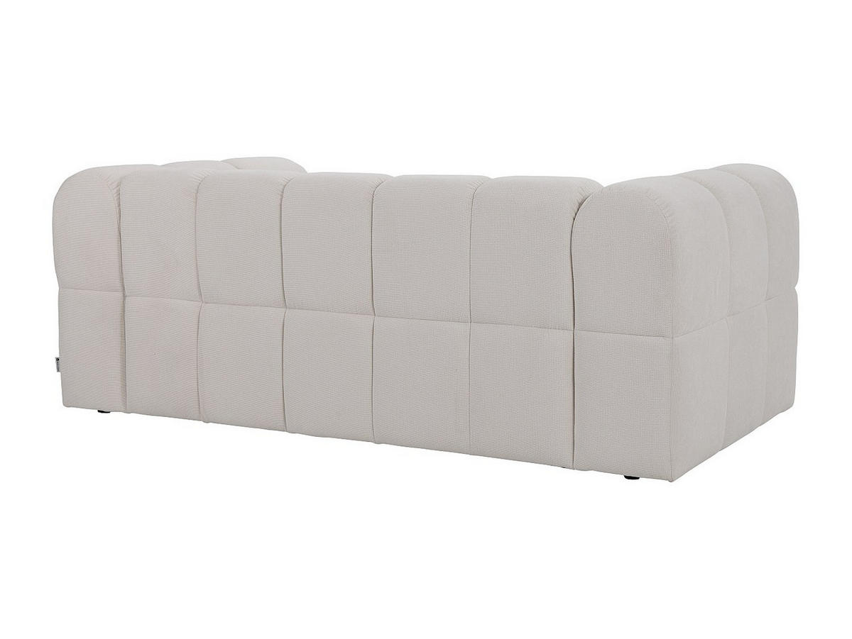 SOFA - 3 Personen - stoff - beige Rimalo - Beige, Textil (214/75/102cm) - Vente-Unique