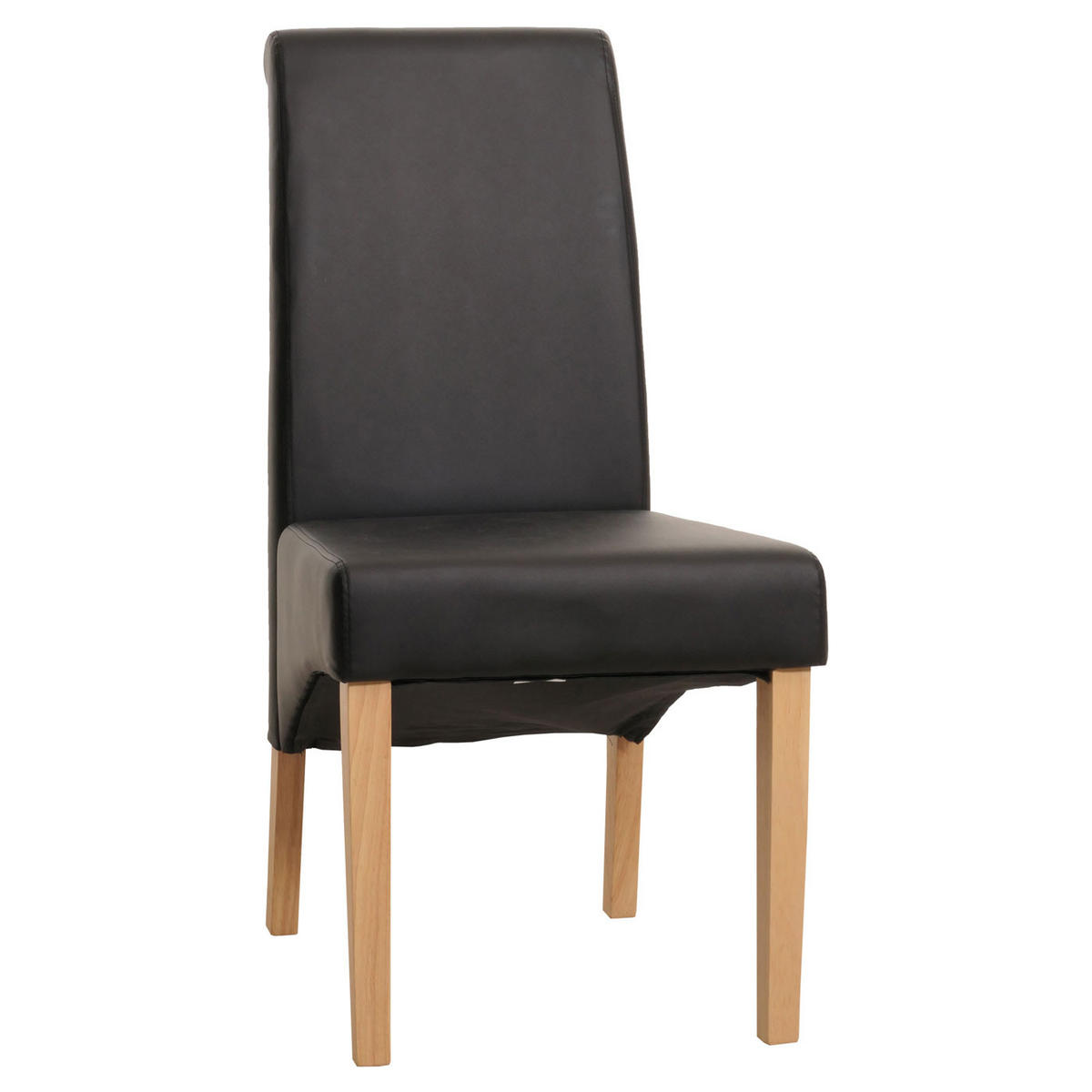 ESSZIMMERSTUHL Schwarz 2er-Set - Schwarz, Textil (46/99/50cm) - MCW