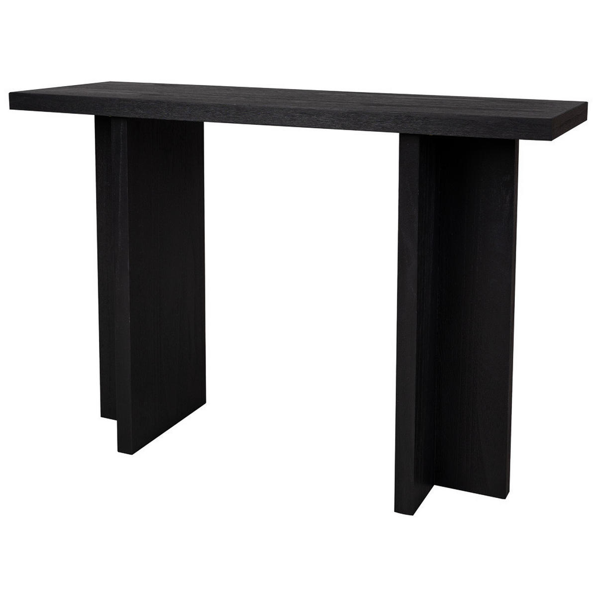 FLURTISCH aus Holz, schwarz, 120x40x81 - Schwarz, Holz (40/120/81cm) - Wanderlust