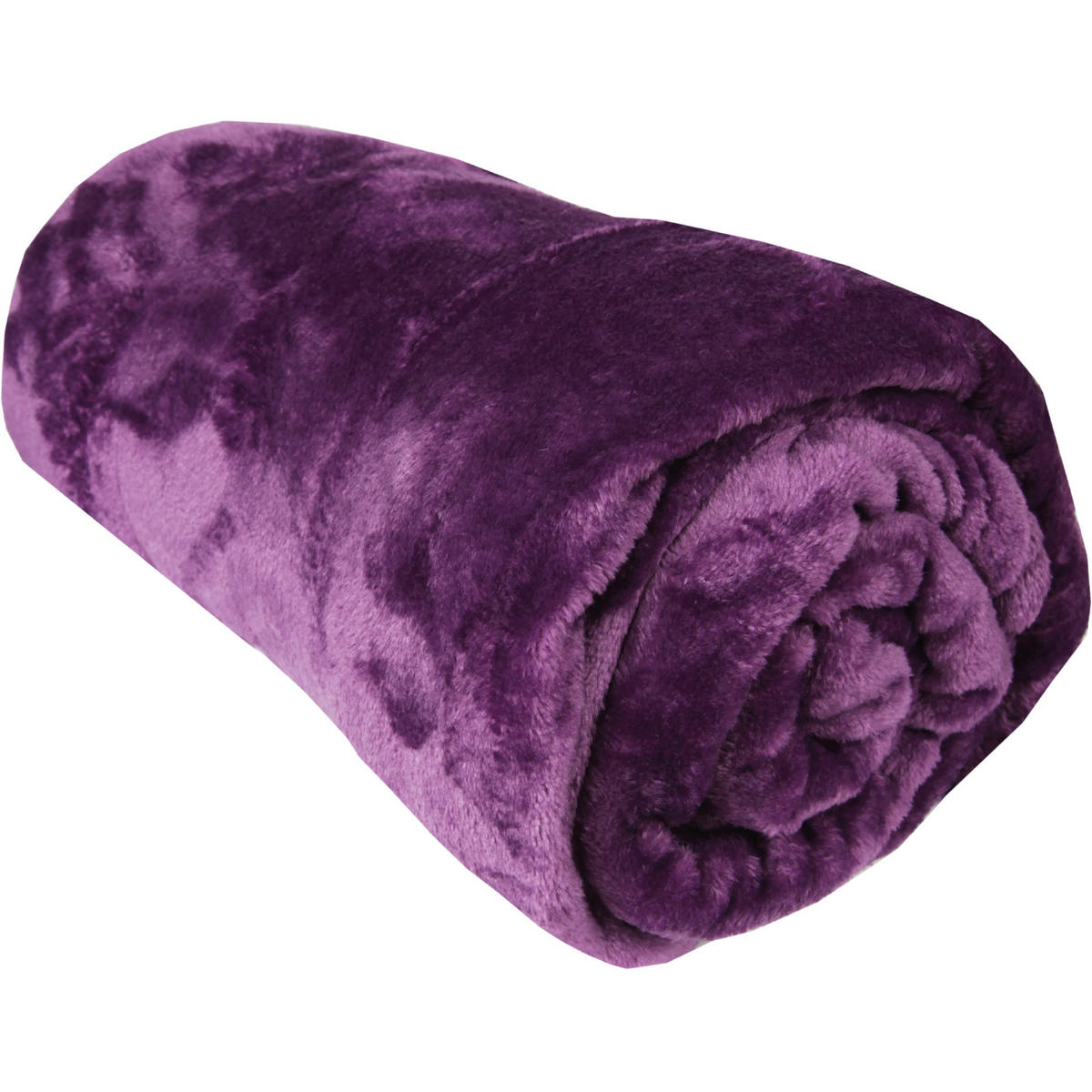 KUSCHELDECKE "Celina" Violett 70x100 cm - Violett, Textil (70/100cm)