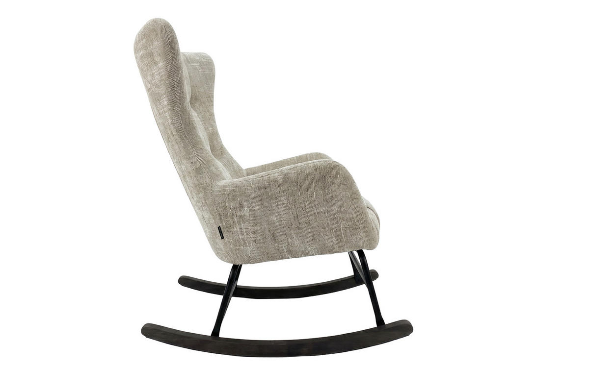 SCHAUKELSTUHL Matera, Webstoff, Natur - Naturfarben, Textil (75/103/94cm) - dasmöbelwerk