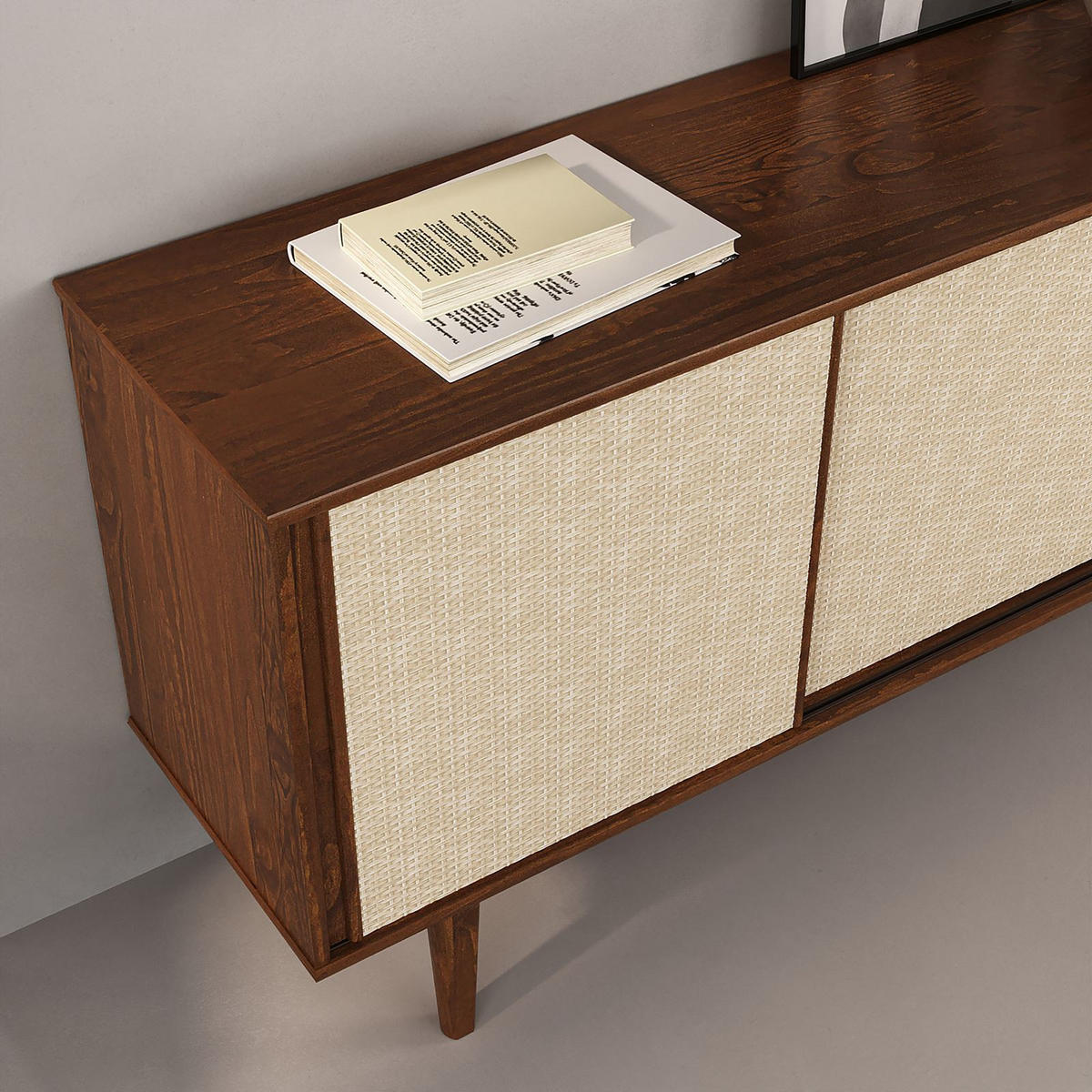 SIDEBOARD SIMONA - Kastanienfarben, Holz (175/76/41cm) - IDIMEX