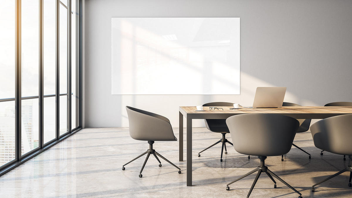 GLASBOARD - Premium SUPERWHITE Perlweiß 200x120 cm - Weiß, Glas (200/120/0.7cm) - ALLboards