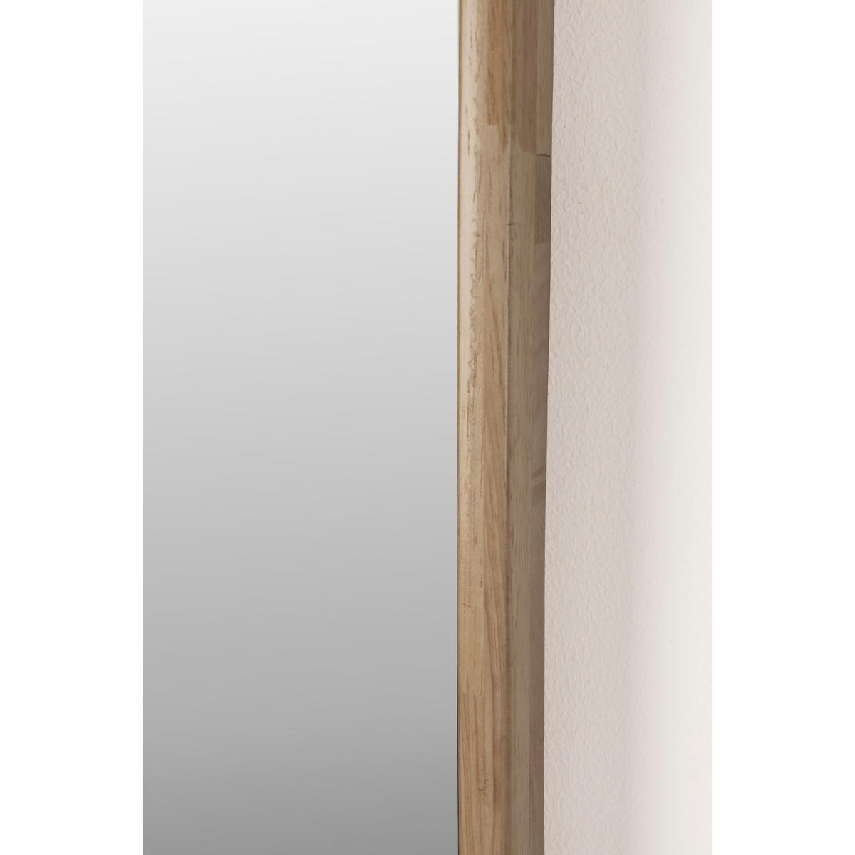 STANDSPIEGEL Thun Spiegel/ Oval 120x26 cm - Beige, Holz (26/120/3cm) - Housecraft Living