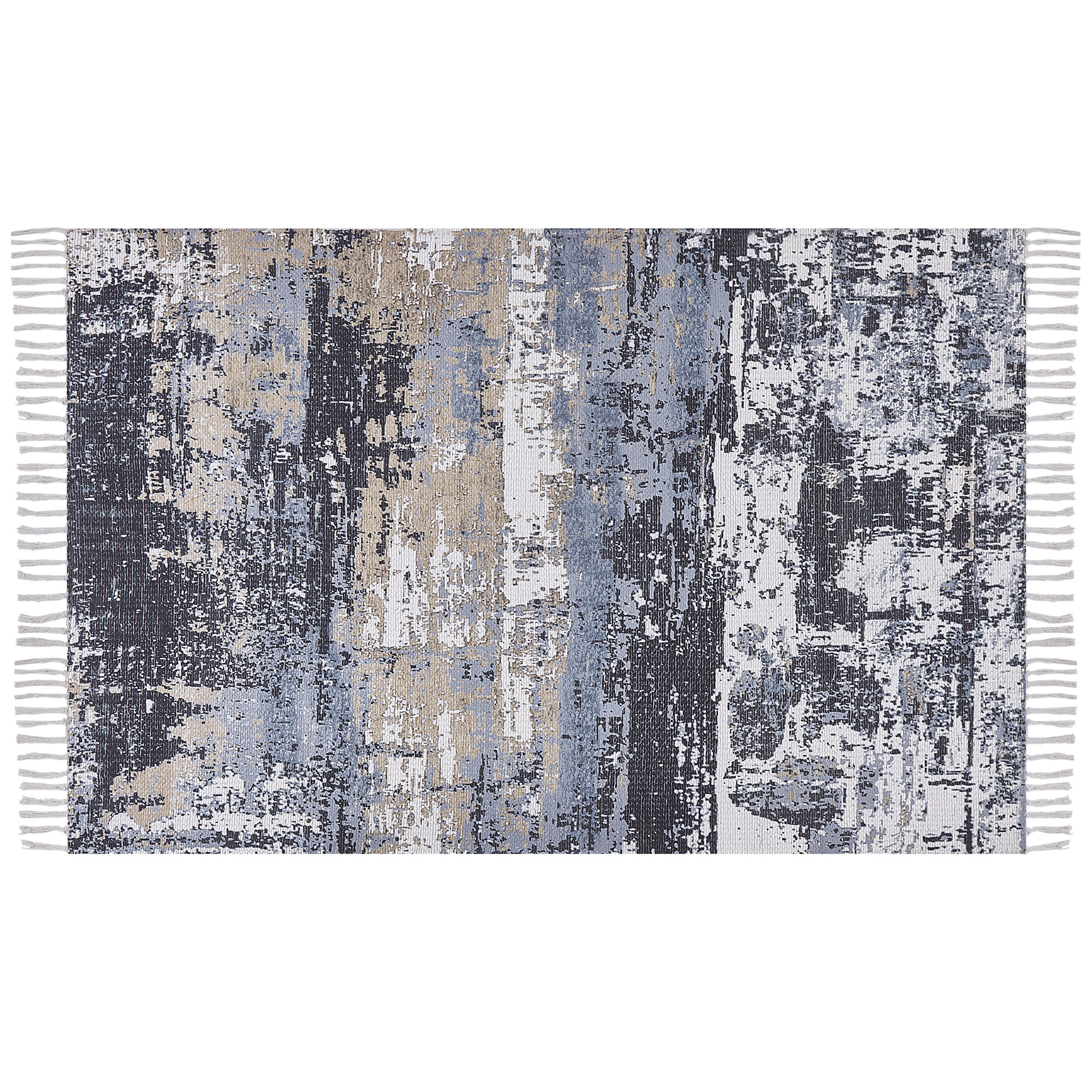 KURZFLOR-TEPPICH Konakli 200/140 cm - Multicolor, Kunststoff (140/200cm) - Beliani