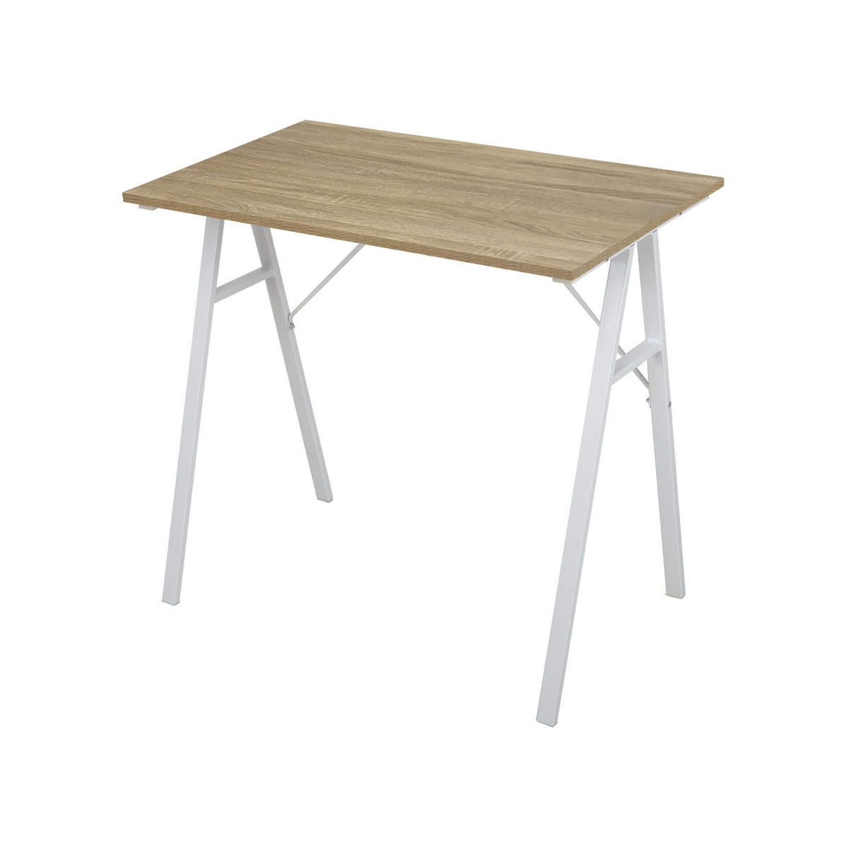 SCHREIBTISCH platzsparend Beige 50/80/74 cm - Beige, Holzwerkstoff (80/50/74cm) - Mobili Rebecca