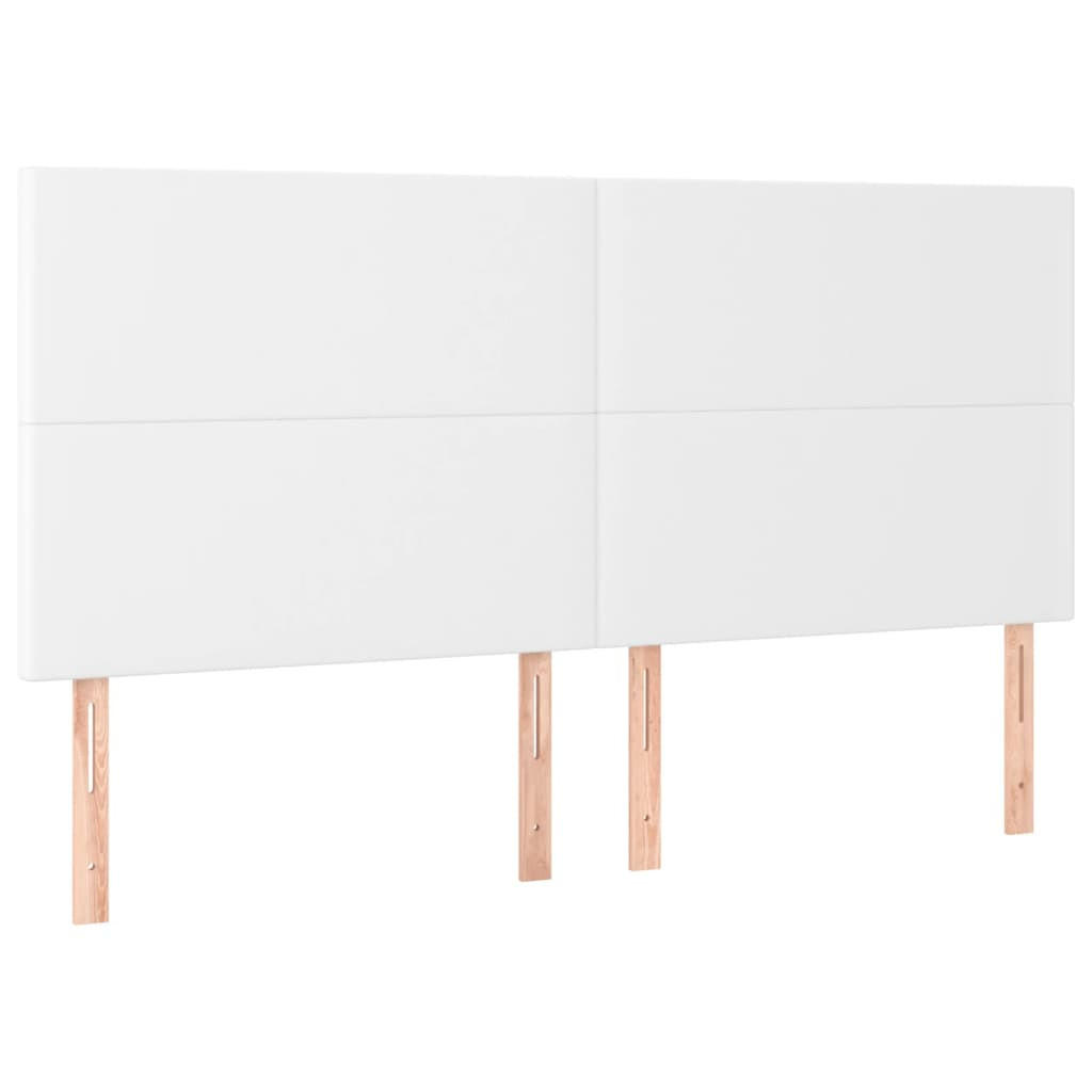 vidaXL Kopfteil Weiß 5x128x180 cm