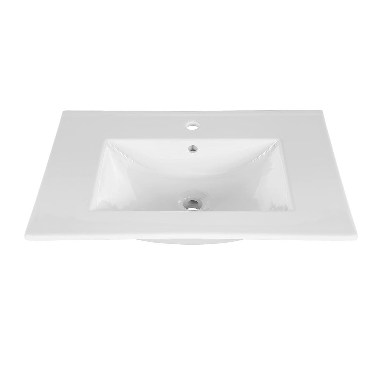 WASCHTISCH 80cm Azel Kaschmir - Beige, Holzwerkstoff (80/50/46cm) - Petits-meubles