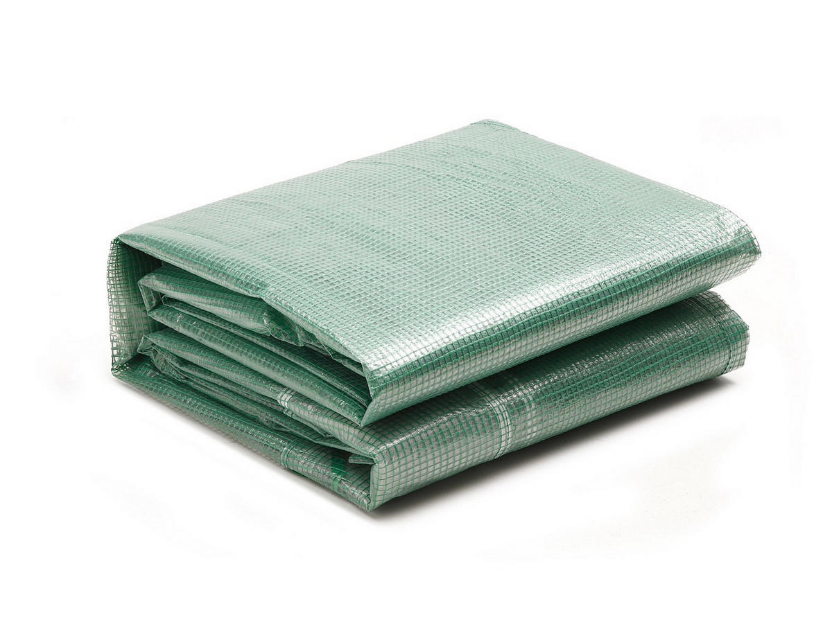 ERSATZABDECKUNG für Foliengewächshaus 18m² - 600 x 300 x 200 cm - IPOMEA - Grün, Kunststoff (600/200/300cm) - Vente-Unique
