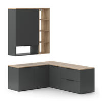 OBÝVACÍ STĚNA Wido Antracit - Sonoma dub/antracitová, kompozitní dřevo (80/50/40cm) - Vicco