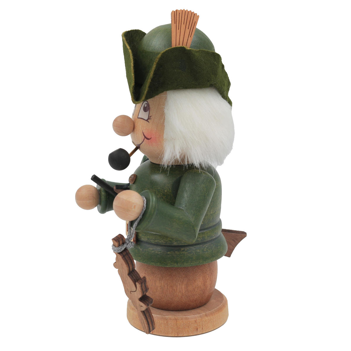 RAUCHFIGUR Wichtel Jäger 15cm - Multicolor, Holz (9/15/0.1cm)