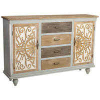 SIDEBOARD aus Holz 155x36x102 cm - Braun, Holz (155/101/36cm) - Wanderlust