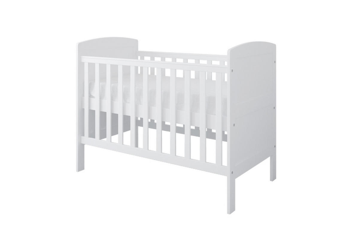 BABYBETT Småland - Weiß, Holzwerkstoff (60/120cm)