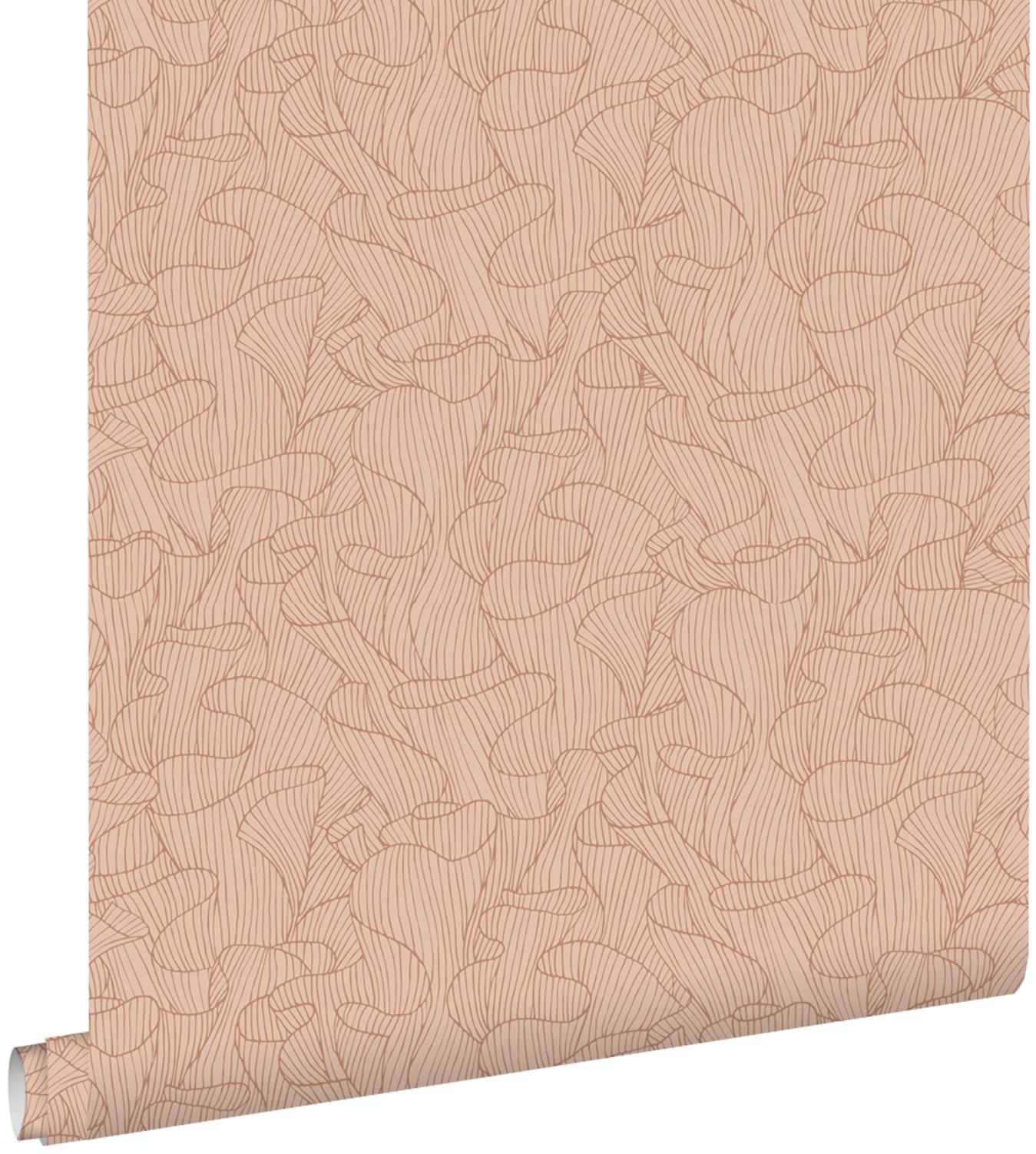 TAPETE Koralle 50 x 900 cm - Terracotta, Papier (50/900cm) - ESTAhome
