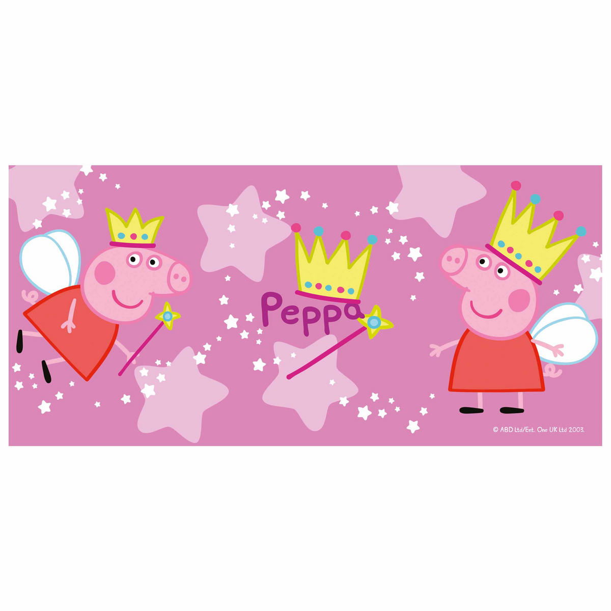 BECHER Peppa Wutz Feenkönigin Rosa 320 ml - Rosa, Keramik (0.32L) - United Labels