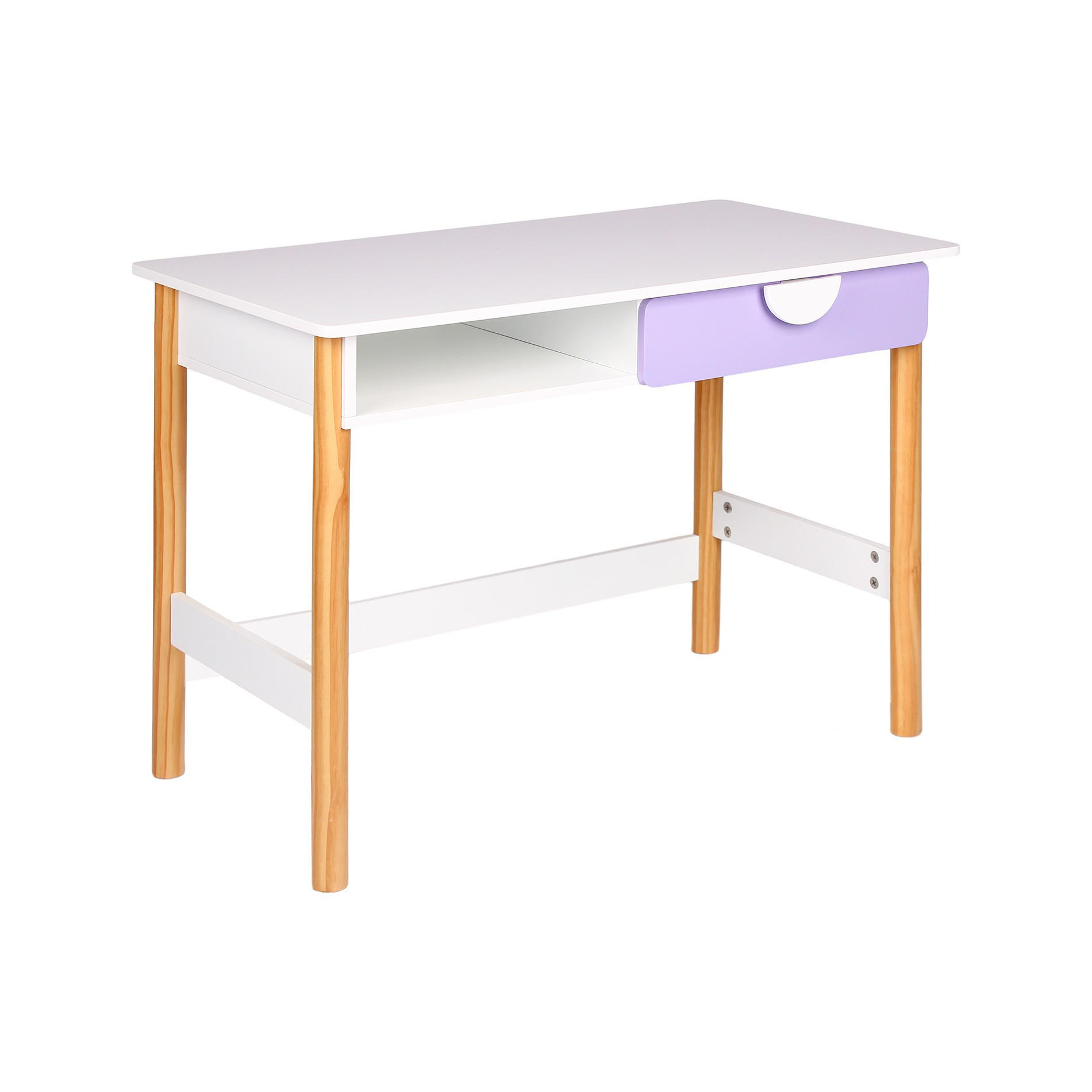 Mobili Rebecca Kinderschreibtisch Weiß 80x60x45 cm