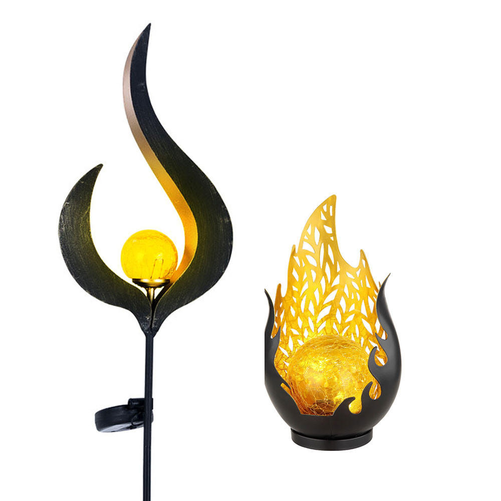 LED AUSSENLEUCHTE Metall Bronze - Bronzefarben, Glas (16.7/6/90cm) - Globo Lighting