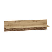 WANDREGAL Artis Artisan Eiche, 120 / 22 / 28cm - Braun, Holz/Holzwerkstoff (120/28/22cm) - Feldmann-Wohnen