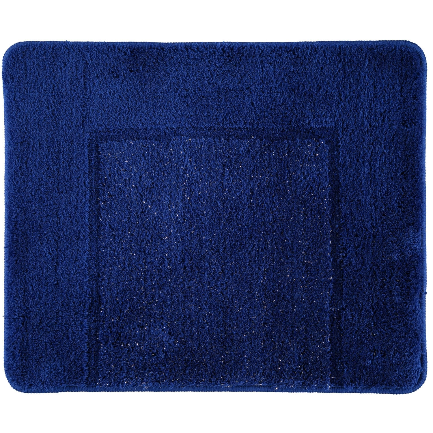 BADTEPPICH VERSAILLES ROYALBLAU-LUREX - 408 - Blau, Textil (50/60cm) - Rhomtuft