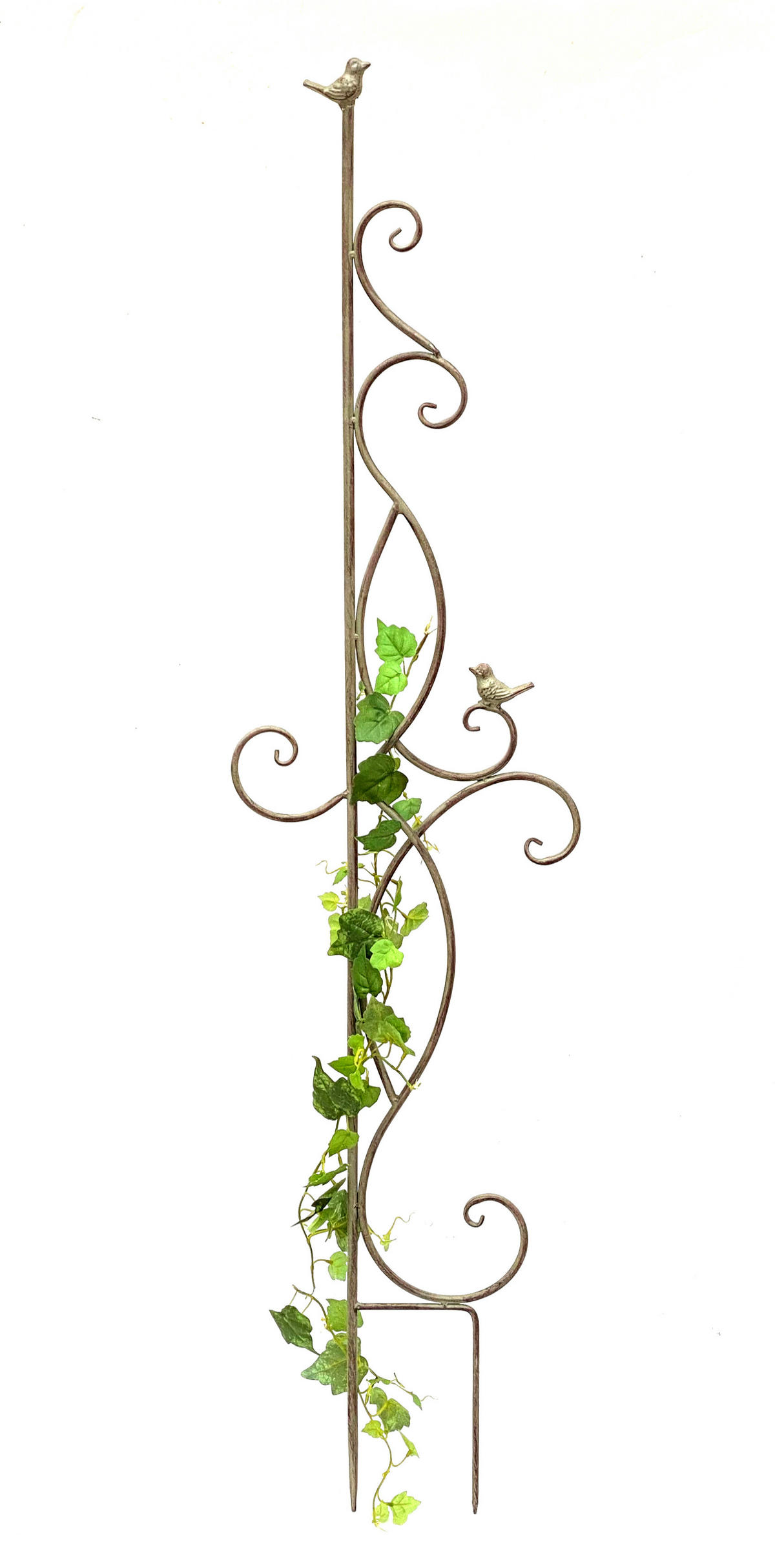 RANKHILFE Metall Braun-Grau 135 cm 93999 - Braun, Metall (33/135/1.5cm) - DanDiBo