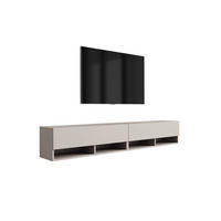 TV-LOWBOARD 200 (2 x 100) cm Kaschmir, 200 × 32 × 34 cm - Beige, Holzwerkstoff (200/33.6/32cm) - 3XE LIVING
