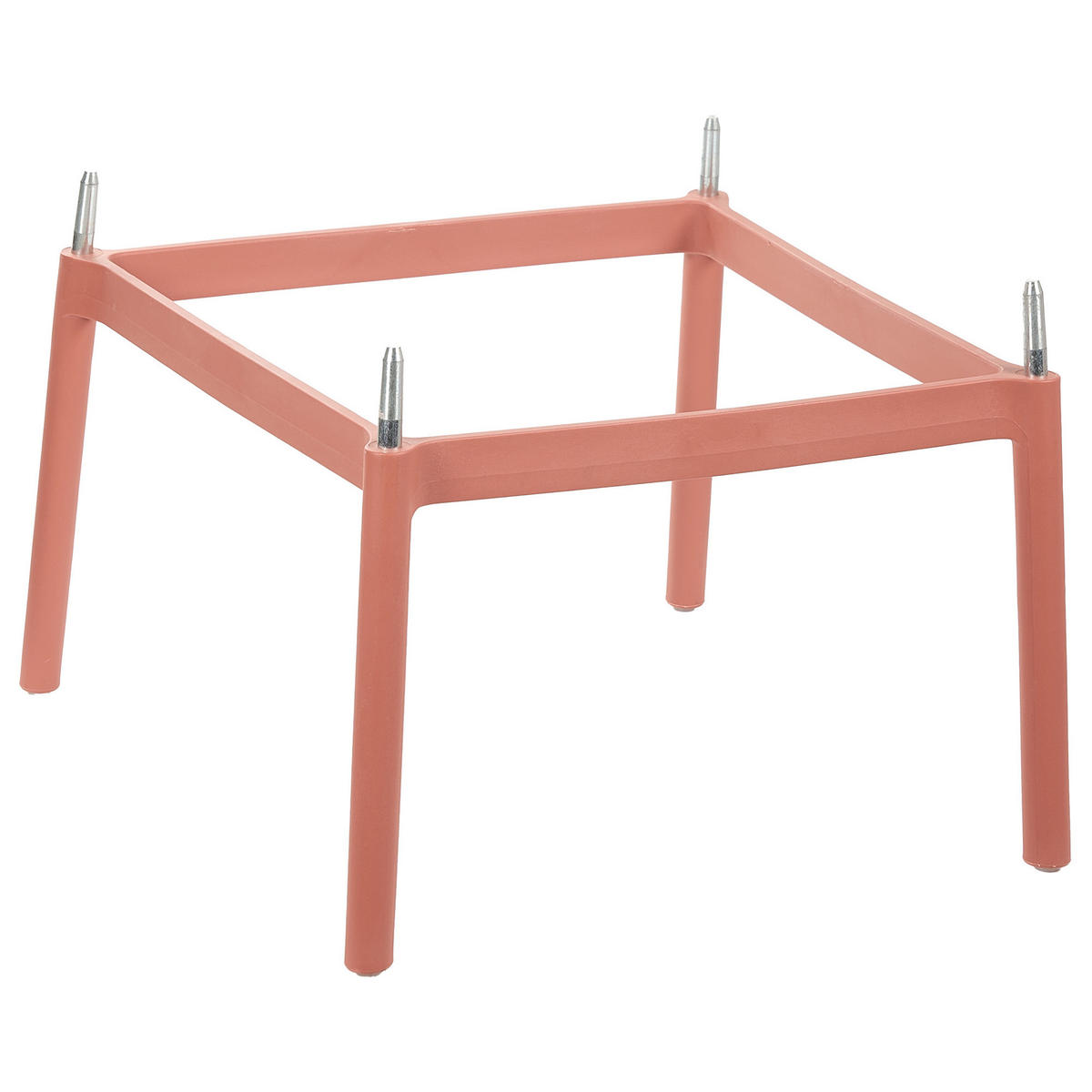 BARSTÜHLEN 2er-Set Hellrot Ariccia - Hellrot, Kunststoff (49/104/53cm) - Beliani