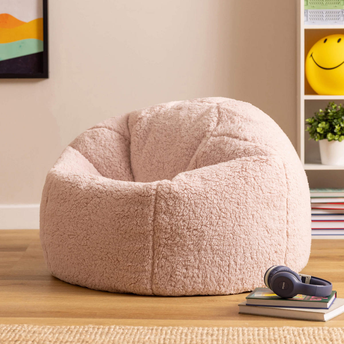 KINDERSITZSACK Kingston Fleece 2er Set - Pink, Textil (80/45/80cm) - icon