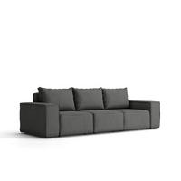 GARTENSOFA 3-Sitzer Für Den Garten SONNE Grau - Grau, Holz (245/73/88cm) - Kaiser Möbel