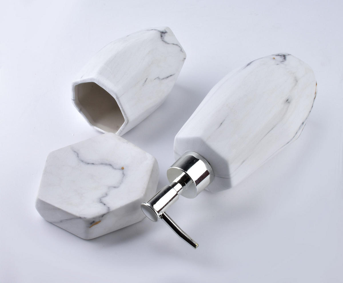 BADEZIMMERZUBEHÖR Odette Grau 22/9/8.5 cm Keramik - Grau, Keramik (9/8.5/22cm) - Mondex