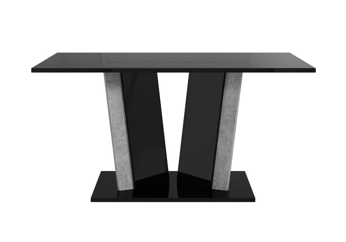 COUCHTISCH 100 cm in Schwarz glänzend - Schwarz Hochglanz, Holzwerkstoff (60/100/55cm) - Home Collective